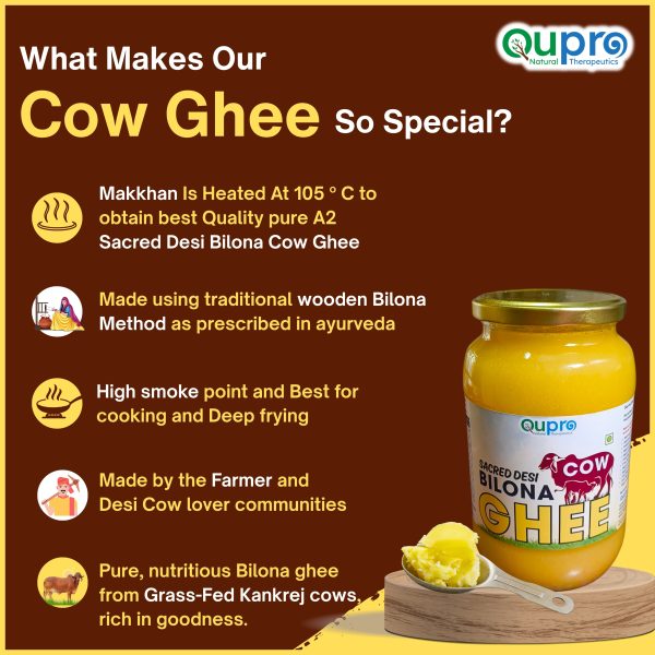 SACRED DESI A2 BILONA COW GHEE - Image 4